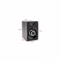 Set 2 boxe gaming, iluminare RGB, 7 V, 75 db, USB si Jack 3.5 mm, negru, GamerX, ELE6140OB